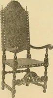 An illustration from Period furnishings; an encyclopedia of historic furniture, decorations and furnishings (1911)