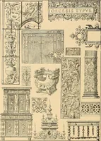 Picture 165 of 421 from Period furnishings; an encyclopedia of historic furniture, decorations and furnishings (1911), leaf 107
