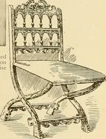 An illustration from Period furnishings; an encyclopedia of historic furniture, decorations and furnishings (1911)
