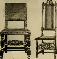 An illustration from Period furnishings; an encyclopedia of historic furniture, decorations and furnishings (1911)