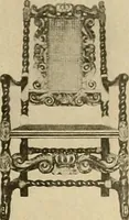An illustration from Period furnishings; an encyclopedia of historic furniture, decorations and furnishings (1911)