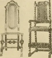 An illustration from Period furnishings; an encyclopedia of historic furniture, decorations and furnishings (1911)