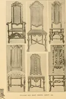 An illustration from Period furnishings; an encyclopedia of historic furniture, decorations and furnishings (1911)