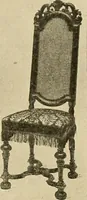 An illustration from Period furnishings; an encyclopedia of historic furniture, decorations and furnishings (1911)
