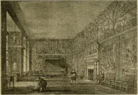 An illustration from Period furnishings; an encyclopedia of historic furniture, decorations and furnishings (1911)