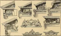 An illustration from Period furnishings; an encyclopedia of historic furniture, decorations and furnishings (1911)