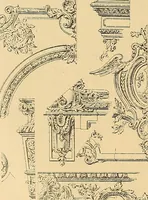 An illustration from Period furnishings; an encyclopedia of historic furniture, decorations and furnishings (1911)