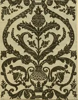 An illustration from Period furnishings; an encyclopedia of historic furniture, decorations and furnishings (1911)