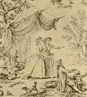 An illustration from Period furnishings; an encyclopedia of historic furniture, decorations and furnishings (1911)