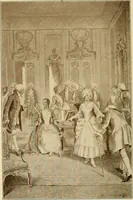 An illustration from Period furnishings; an encyclopedia of historic furniture, decorations and furnishings (1911)