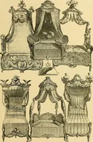 An illustration from Period furnishings; an encyclopedia of historic furniture, decorations and furnishings (1911)