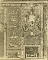 An illustration from Period furnishings; an encyclopedia of historic furniture, decorations and furnishings (1911)
