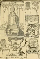 An illustration from Period furnishings; an encyclopedia of historic furniture, decorations and furnishings (1911)