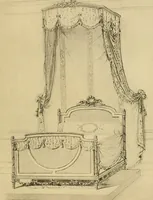 An illustration from Period furnishings; an encyclopedia of historic furniture, decorations and furnishings (1911)