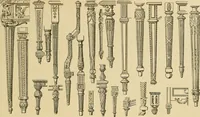 An illustration from Period furnishings; an encyclopedia of historic furniture, decorations and furnishings (1911)