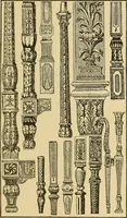 An illustration from Period furnishings; an encyclopedia of historic furniture, decorations and furnishings (1911)