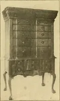 An illustration from Period furnishings; an encyclopedia of historic furniture, decorations and furnishings (1911)