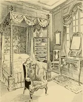 An illustration from Period furnishings; an encyclopedia of historic furniture, decorations and furnishings (1911)