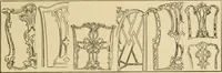 An illustration from Period furnishings; an encyclopedia of historic furniture, decorations and furnishings (1911)
