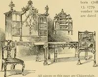 An illustration from Period furnishings; an encyclopedia of historic furniture, decorations and furnishings (1911)