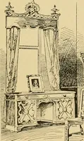 An illustration from Period furnishings; an encyclopedia of historic furniture, decorations and furnishings (1911)