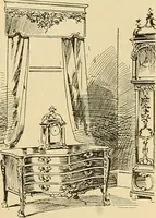 An illustration from Period furnishings; an encyclopedia of historic furniture, decorations and furnishings (1911)