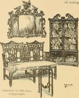Picture 326 of 421 from Period furnishings; an encyclopedia of historic furniture, decorations and furnishings (1911), leaf 207