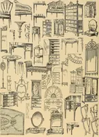 Picture 340 of 421 from Period furnishings; an encyclopedia of historic furniture, decorations and furnishings (1911), leaf 215