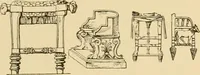 An illustration from Period furnishings; an encyclopedia of historic furniture, decorations and furnishings (1911)