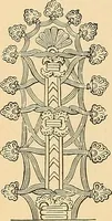 An illustration from Period furnishings; an encyclopedia of historic furniture, decorations and furnishings (1911)
