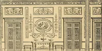 An illustration from Period furnishings; an encyclopedia of historic furniture, decorations and furnishings (1911)