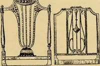 An illustration from Period furnishings; an encyclopedia of historic furniture, decorations and furnishings (1911)