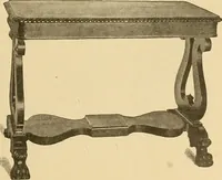 An illustration from Period furnishings; an encyclopedia of historic furniture, decorations and furnishings (1911)