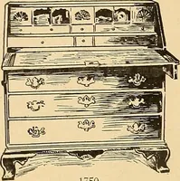 An illustration from Period furnishings; an encyclopedia of historic furniture, decorations and furnishings (1911)