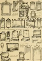 An illustration from Period furnishings; an encyclopedia of historic furniture, decorations and furnishings (1911)
