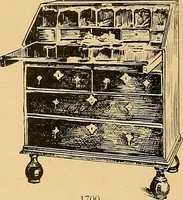 An illustration from Period furnishings; an encyclopedia of historic furniture, decorations and furnishings (1911)