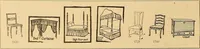 An illustration from Period furnishings; an encyclopedia of historic furniture, decorations and furnishings (1911)