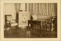 An illustration from Period furnishings; an encyclopedia of historic furniture, decorations and furnishings (1911)