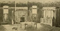 An illustration from Period furnishings; an encyclopedia of historic furniture, decorations and furnishings (1911)