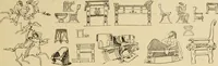 An illustration from Period furnishings; an encyclopedia of historic furniture, decorations and furnishings (1911)