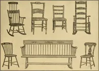 An illustration from Period furnishings; an encyclopedia of historic furniture, decorations and furnishings (1911)