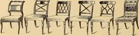 An illustration from Period furnishings; an encyclopedia of historic furniture, decorations and furnishings (1911)
