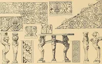 An illustration from Period furnishings; an encyclopedia of historic furniture, decorations and furnishings (1911)