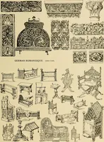 An illustration from Period furnishings; an encyclopedia of historic furniture, decorations and furnishings (1911)