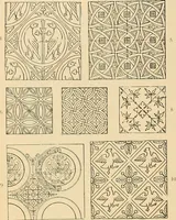 An illustration from Period furnishings; an encyclopedia of historic furniture, decorations and furnishings (1911)