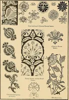 An illustration from Period furnishings; an encyclopedia of historic furniture, decorations and furnishings (1911)