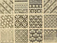 An illustration from Period furnishings; an encyclopedia of historic furniture, decorations and furnishings (1911)