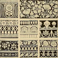 An illustration from Period furnishings; an encyclopedia of historic furniture, decorations and furnishings (1911)