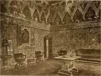 An illustration from Period furnishings; an encyclopedia of historic furniture, decorations and furnishings (1911)