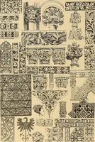 An illustration from Period furnishings; an encyclopedia of historic furniture, decorations and furnishings (1911)